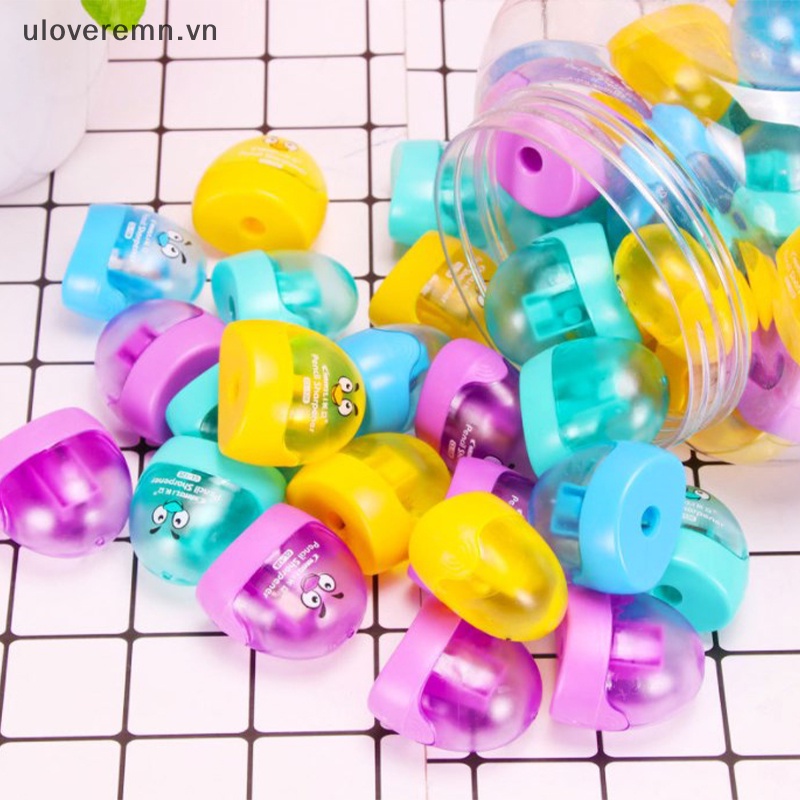 Uloveremn Set 4 Đồ Gọt Bút Chì Họa Tiết Hoạt Hình Đơn Giản Dành Cho Trẻ Em