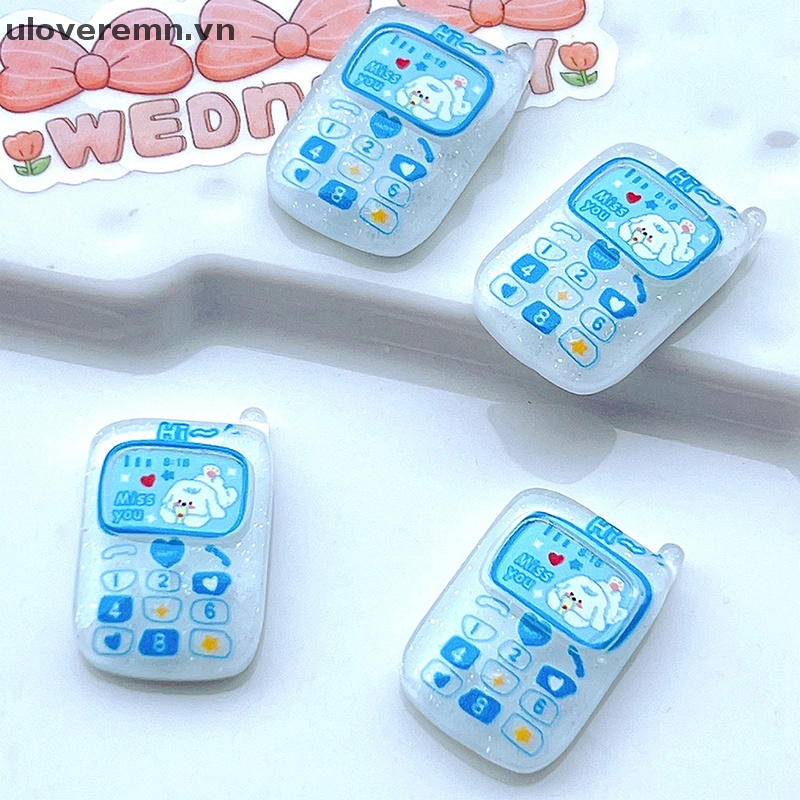 Uloveremn Set 10 Mô Hình Điện Thoại Mini Trang Trí Nhà Búp Bê