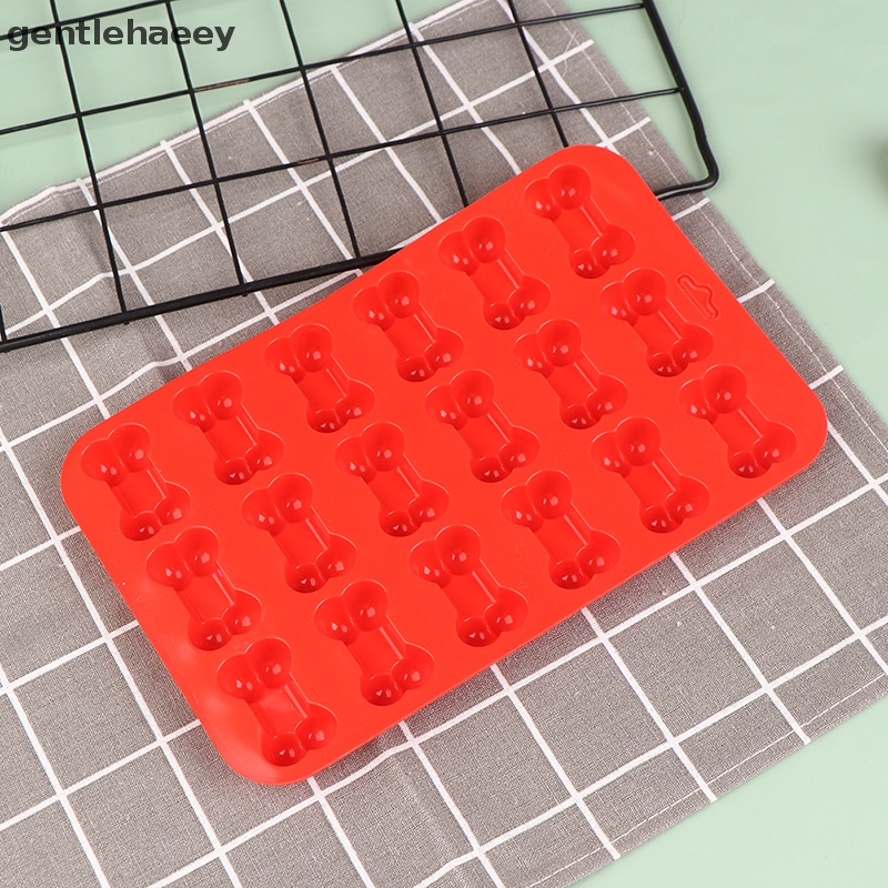 1 Khuôn Silicone Làm Bánh 18 Lỗ Hình Cục Xương Dễ Thương
