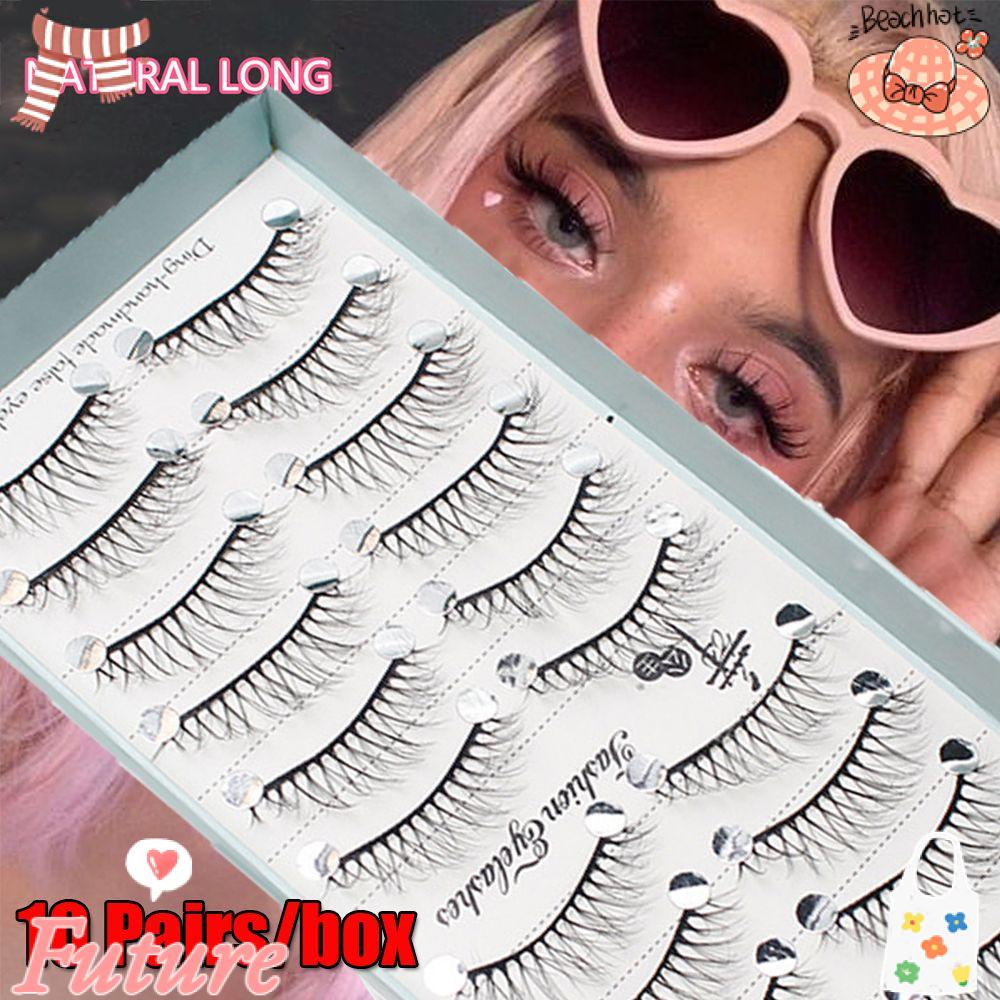 Set 10 Cặp Lông Mi Giả Ngắn Và Dày Tự Nhiên