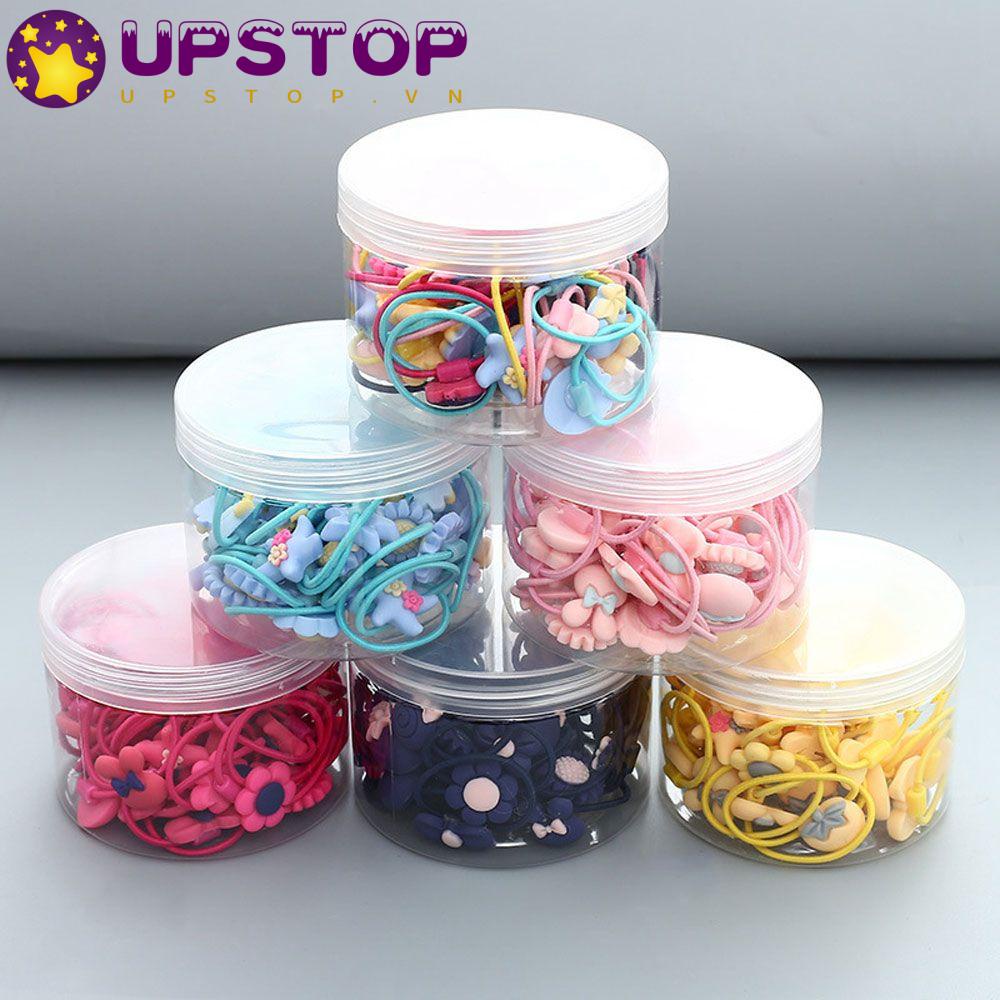 Dây Buộc Tóc Co Giãn Họa Tiết Hoạt Hình Cho Bé
