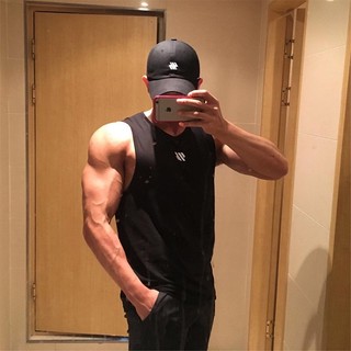 Halorift Áo Vest Nam Tập Gym Mùa Hè Thiết Bị Chạy Bộ Huấn Luyện Thể Hiện Cơ Thể Thao Lưới Top
