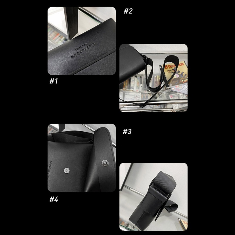 Túi Da PU Đeo Chéo Thời Trang Cho Nam Nữ