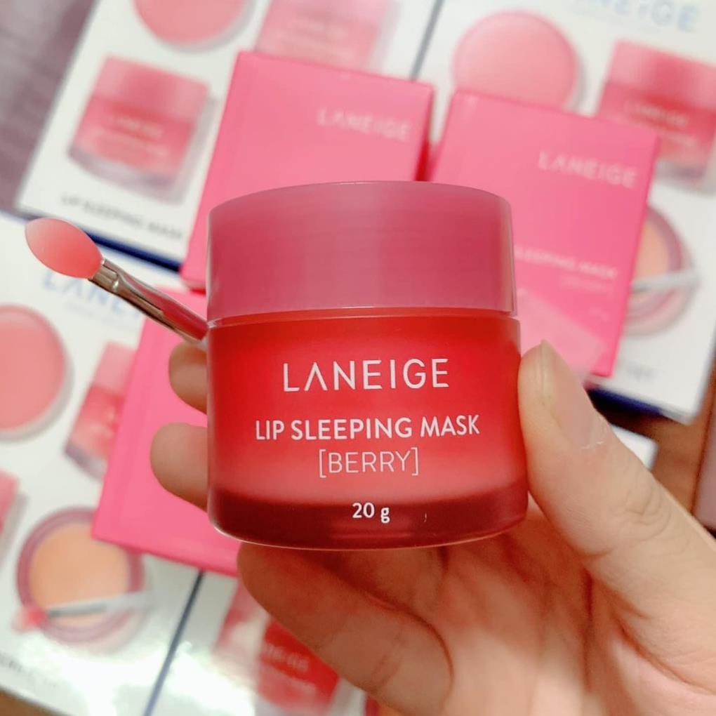 Mặt nạ ngủ môi Laneige Lip Sleeping Mask Berry  giúp hồng hào và căng bóng 20g