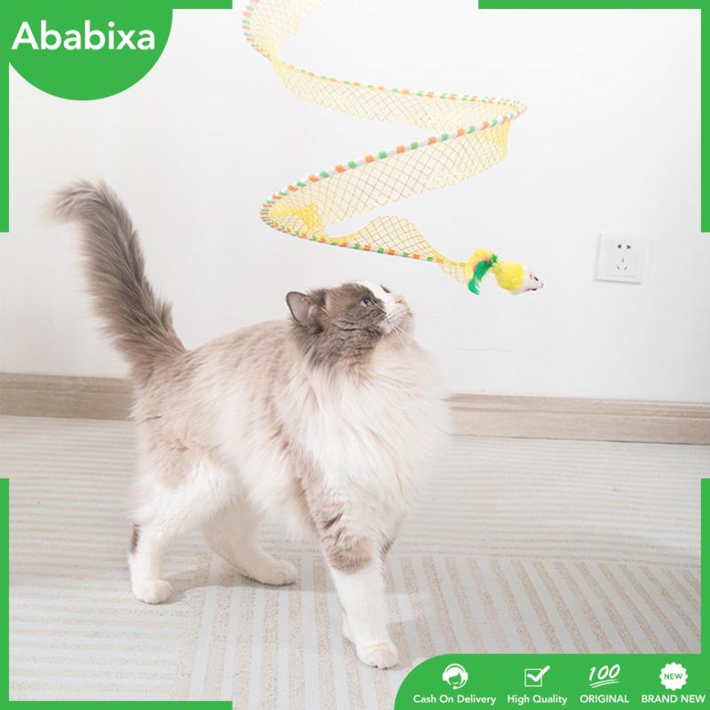 Đồ Chơi Đường Hầm Xoắn Ốc Gấp Gọn Vui Nhộn Cho Mèo Cưng