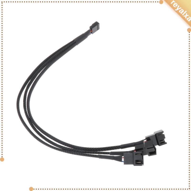 Dây Cáp Tách Quạt Tản Nhiệt 4 Pin PWM Hiệu Suất Cao 26cm Màu Đen Chuyên Dụng Cho PC