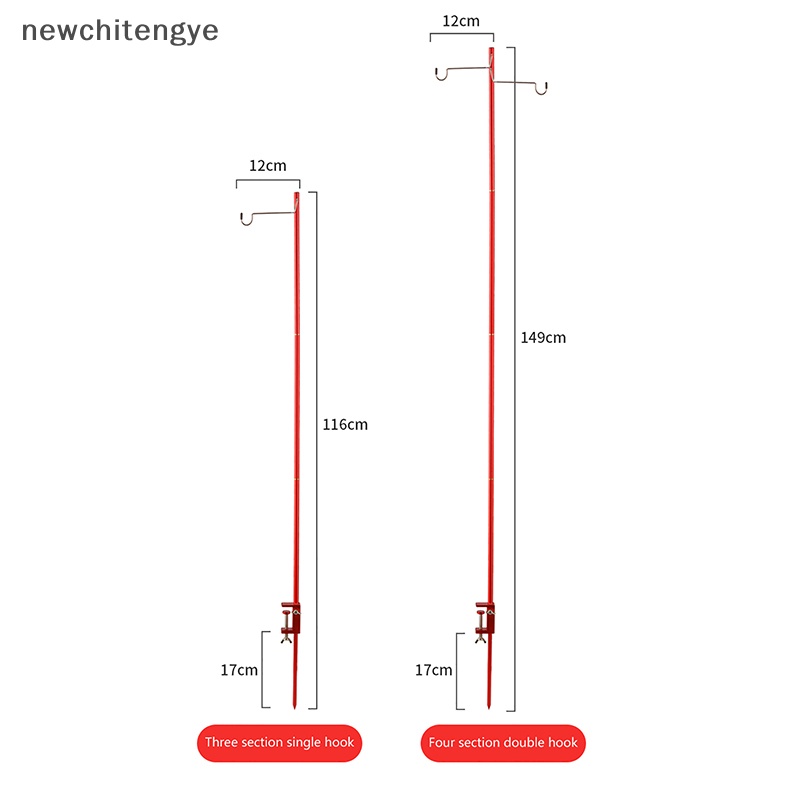 Bộ Giá Đỡ Đèn Lồng Bằng Hợp Kim Nhôm Siêu Nhẹ Có Thể Tháo Rời