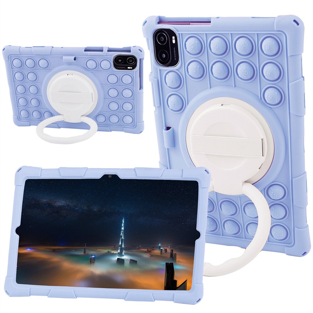 Ốp Lưng Silicone ChốNg SốC Có Dây Đeo Cổ Tay Cho Samsung Galaxy Tab S6 Lite 10.4 S6 S5E 10.5