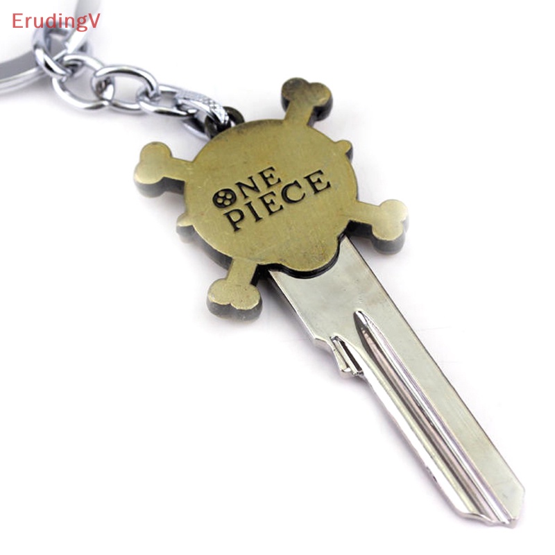 Móc Khóa Kim Loại Hình Nhân Vật Luffy Đội Mũ Rơm Trong Phim Hoạt Hình One Piece