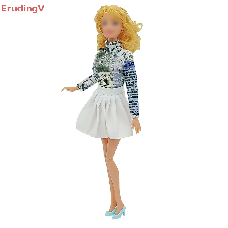 [ErudingV] Bộ Váy Xếp Ly Trên Và Dưới Cao Cấp Cho Búp Bê [Mới]