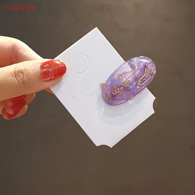 Kẹp Tóc Hình Chú Mèo Nhỏ Dễ Thương Phong Cách Hàn Quốc Cho Nữ