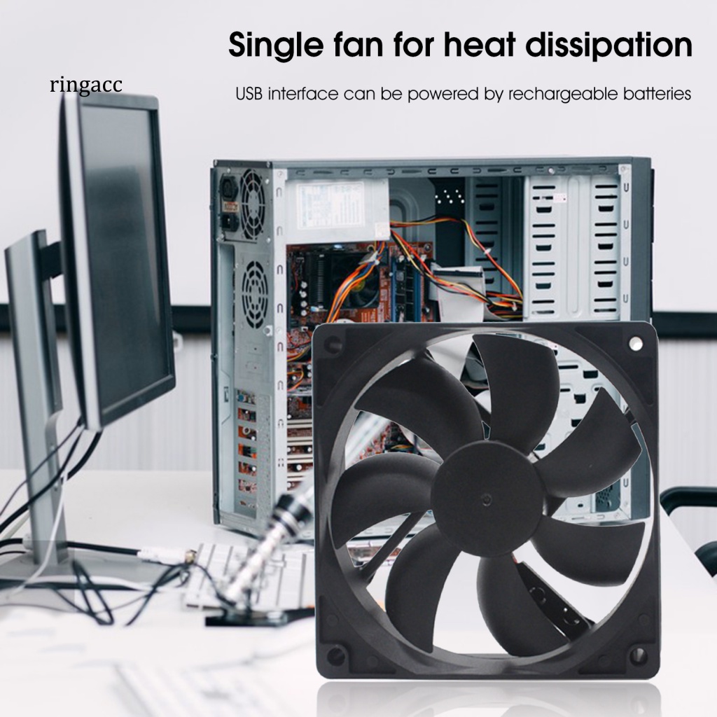 Quạt Tản Nhiệt Làm Mát Cho Máy Tính RGA 12025 12cm 5V USB
