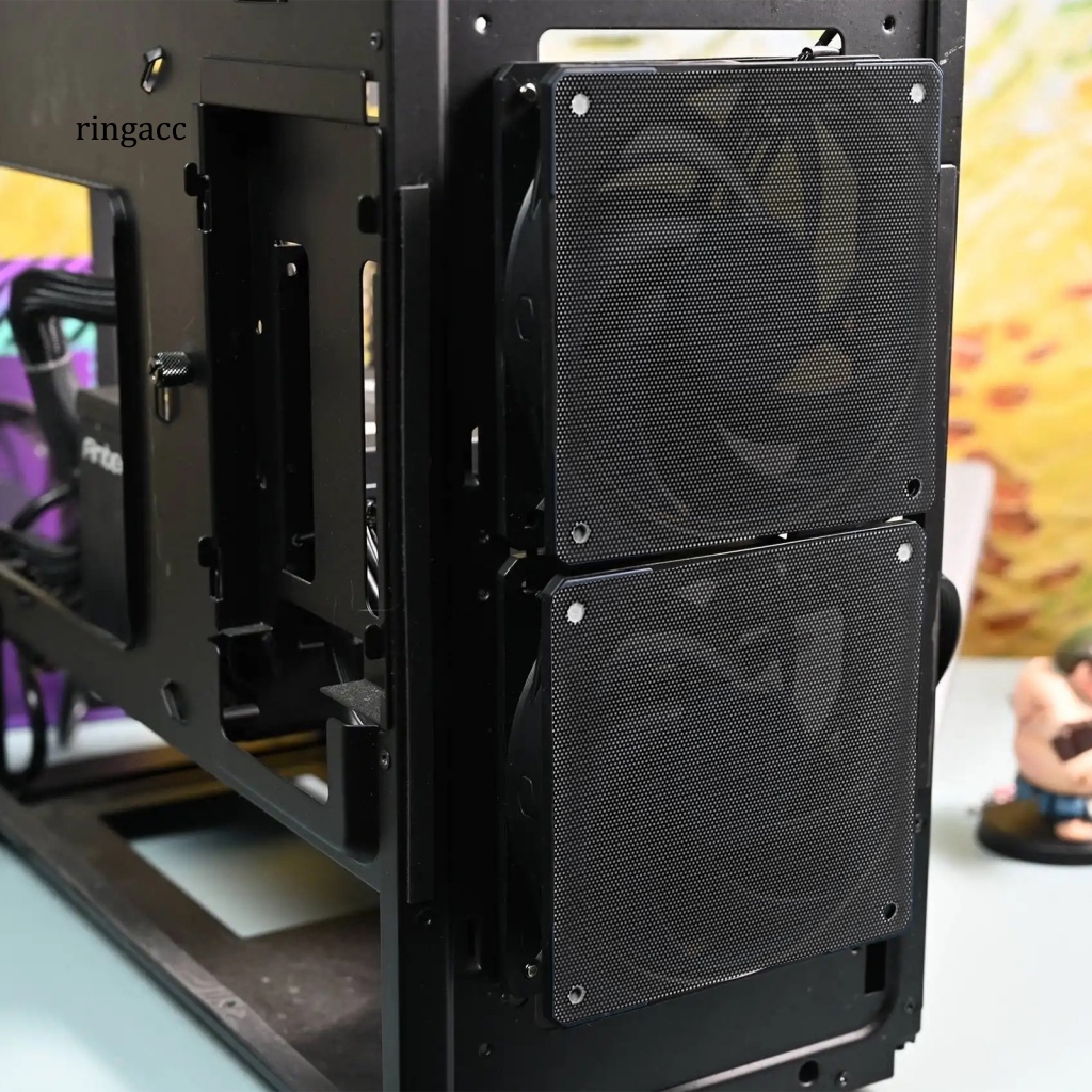 Rga Set 5 Tấm Lọc Quạt Làm Mát Chống Bụi Chống Ăn Mòn Thiết Kế Lỗ Tổ Ong Độ Bền Cao Có Thể Giặt Rửa Cho Nhà Ở