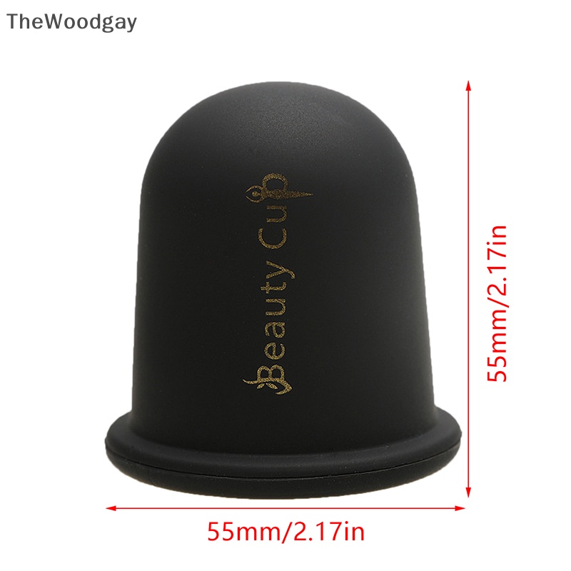 1 Cốc Giác Hơi Massage Cơ Thể Bằng Silicone Chống Cellulite