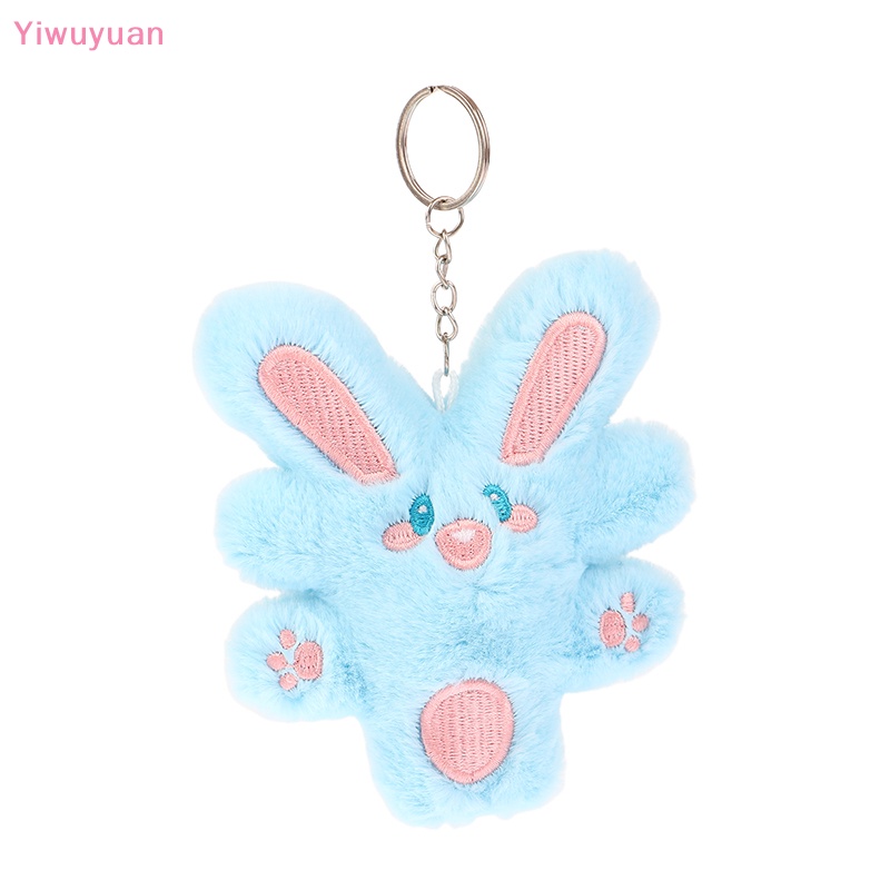 < Yiwuyuan > Móc Khóa Thỏ Nhồi Bông Mềm Mại Trang Trí Ba Lô Xe Hơi Túi Xách Quà Tặng Trẻ Em Mới