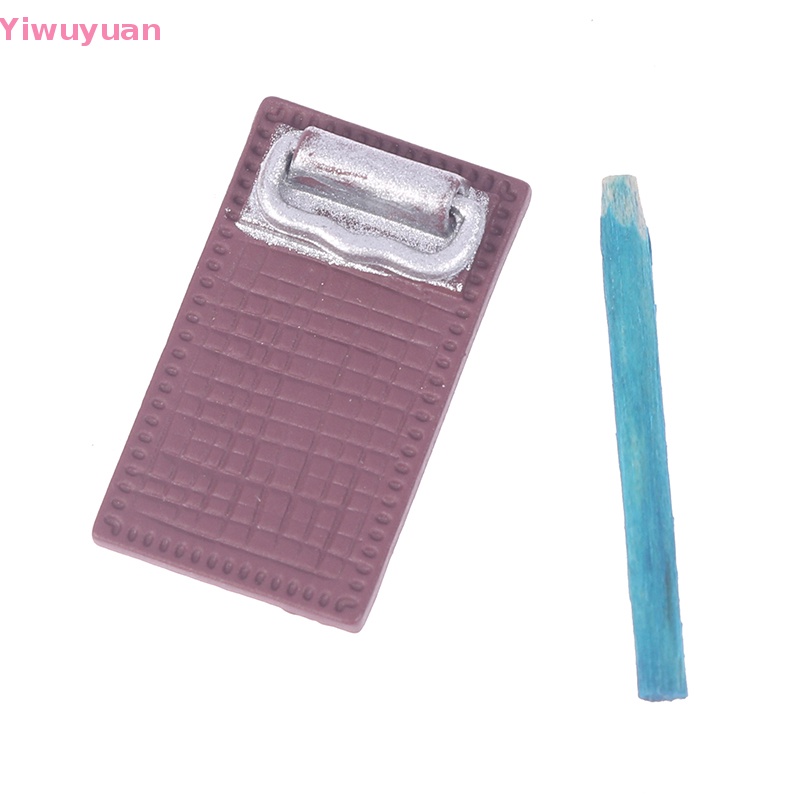 Bảng Kẹp Tài Liệu Mini Bằng Kim Loại Cho Nhà Búp Bê Mới