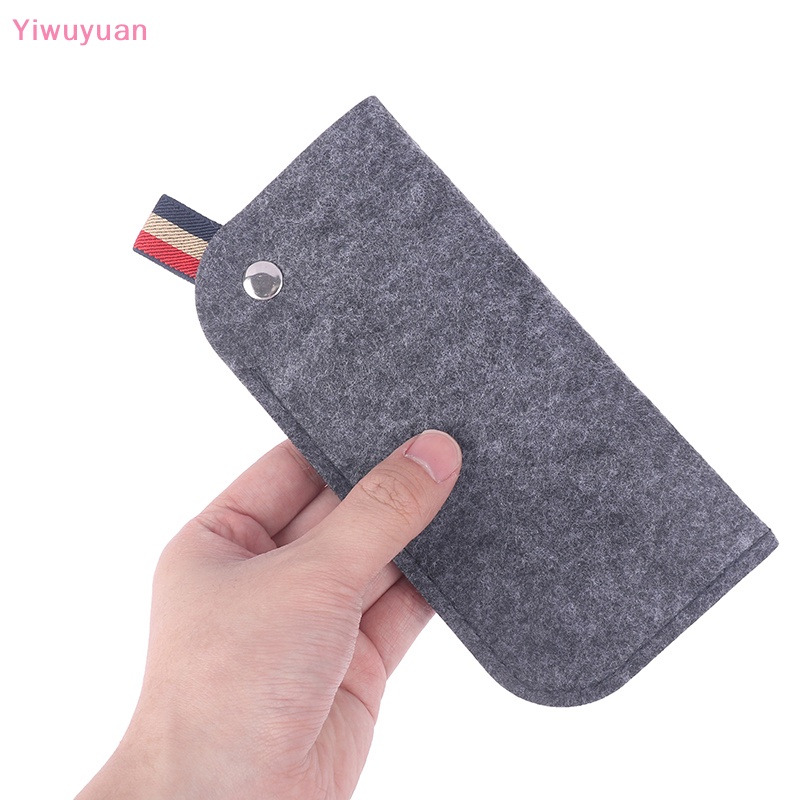 < Yiwuyuan > Túi Đựng Mắt Kính Bằng Vải Nỉ Dày Dặn Mềm Mại Nhiều Màu Sắc Mới