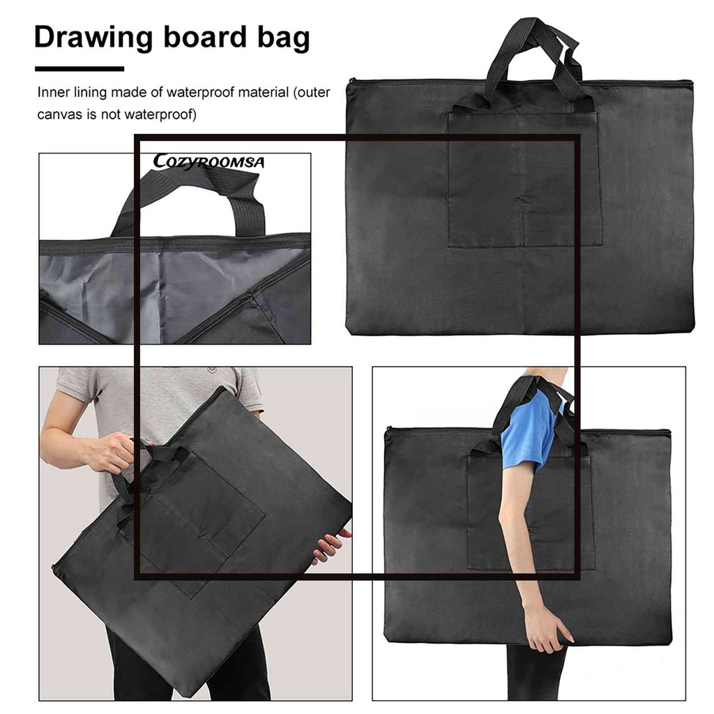 Túi Đựng Bảng Vẽ Khổ A2 Dày Dặn Chống Thấm Nước Tiện Lợi