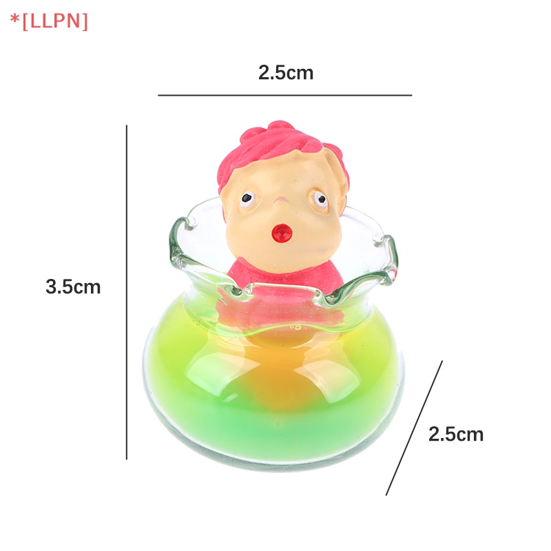 1 Mô Hình Ngựa Ponyo Dạ Quang Mini Bằng Nhựa Resin Phong Cách Hoạt Hình Dễ Thương Trang Trí Tiểu Cảnh
