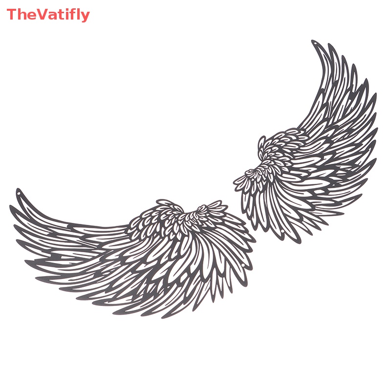 1 Cặp Cánh Thiên Thần Bằng Kim Loại Gắn Tường Trang Trí Nghệ Thuật