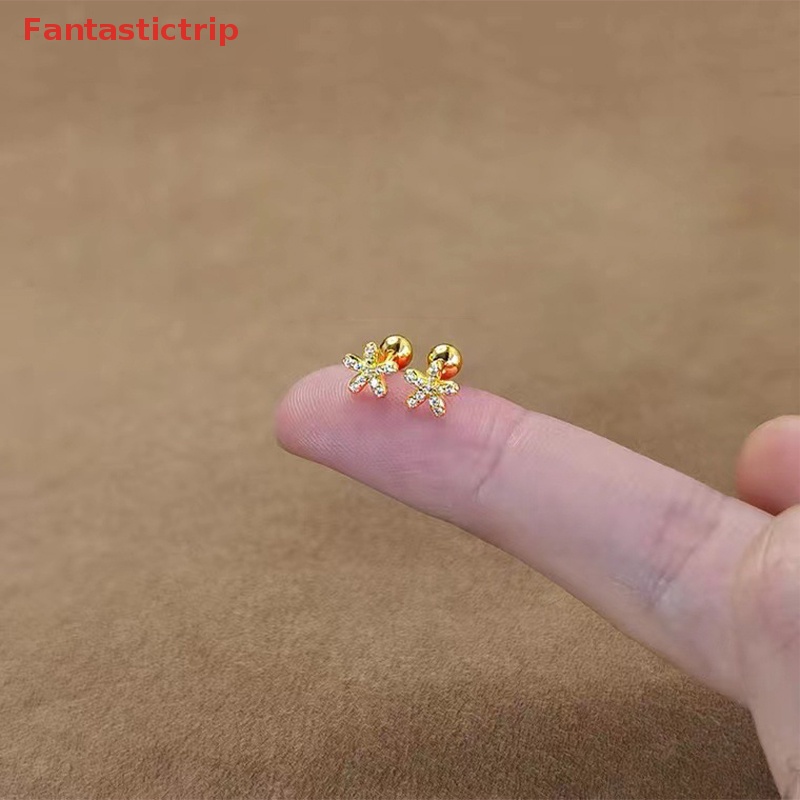 1 Đôi Bông Tai Hình Hoa Xoắn Ốc Thời Trang Dành Cho Nữ