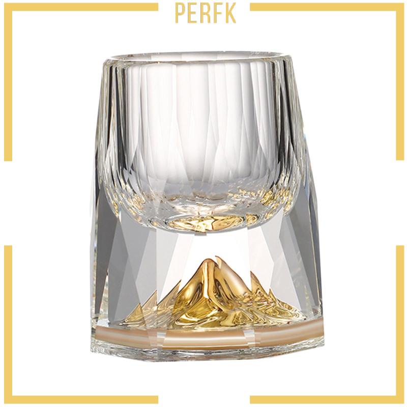 Bình Nước Thủy Tinh 15ml Thiết Kế Lá Vàng Phong Cách Trung Hoa