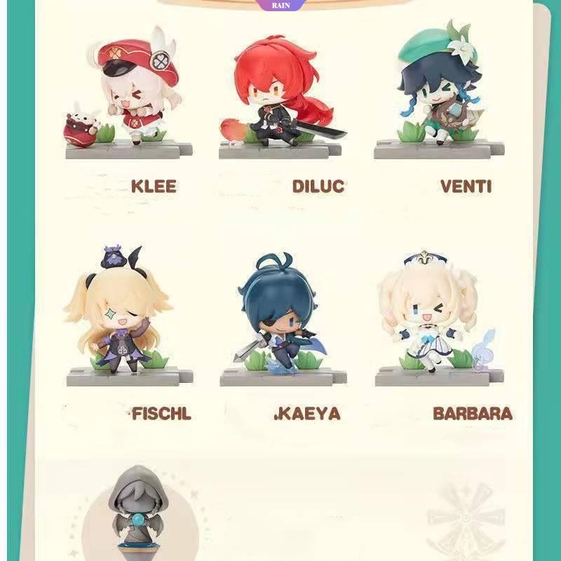 Mới Mô Hình Nhân Vật Ragnvindr Venti Kaeya Klee Barbara Fischl Figma Trong Game Diluc Cỡ Mới