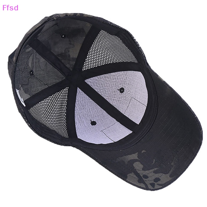 {Ffsd} Mũ Lưỡi Trai Thể Thao Phối Lưới Họa Tiết Rằn Ri Có Thể Điều Chỉnh Dành Cho Nam Nữ Hàng Bán Chạy
