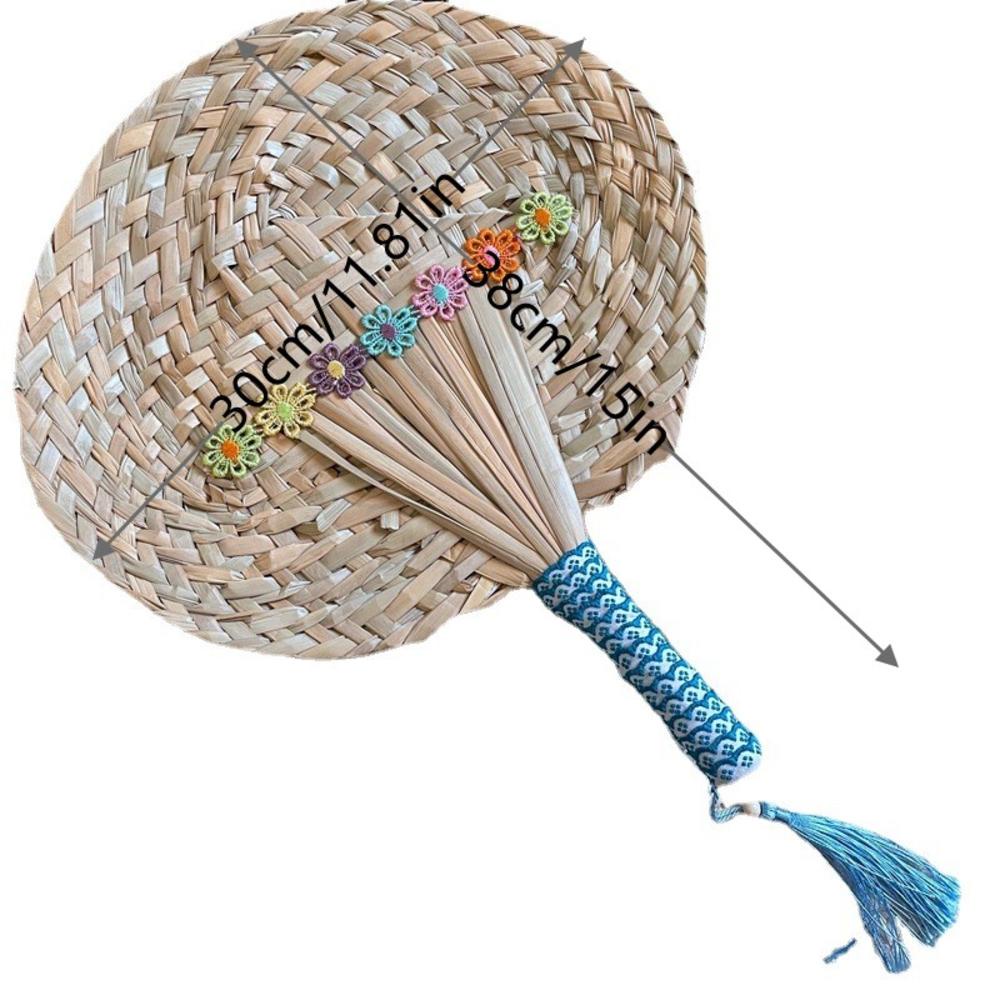 Quạt Làm Mát Mùa Hè Bằng Sợi Bện Thủ Công