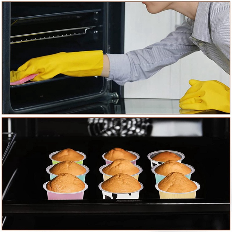 Set 100 Cốc Đựng Món Tráng Miệng / Salad Mini 1.6 Oz Có Nắp Đậy Tiện Lợi