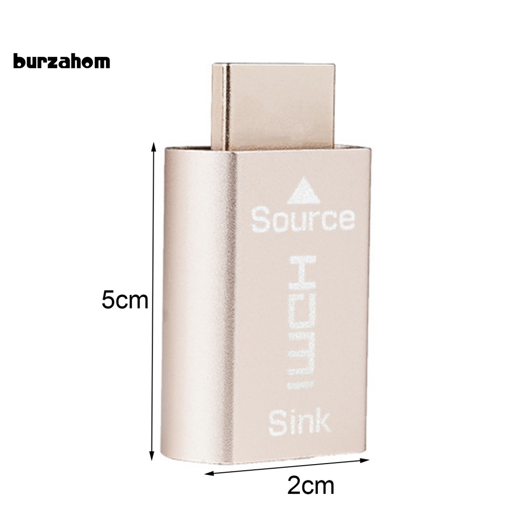 Đầu Chuyển Đổi HDMI-Compatible Male Sang Female Độ Phân Giải Cao Dễ Mang Theo