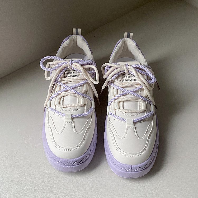 Giày Thể Thao Đế Dày Nhiều Màu Sắc Thời Trang Hàn Quốc Cho Nữ