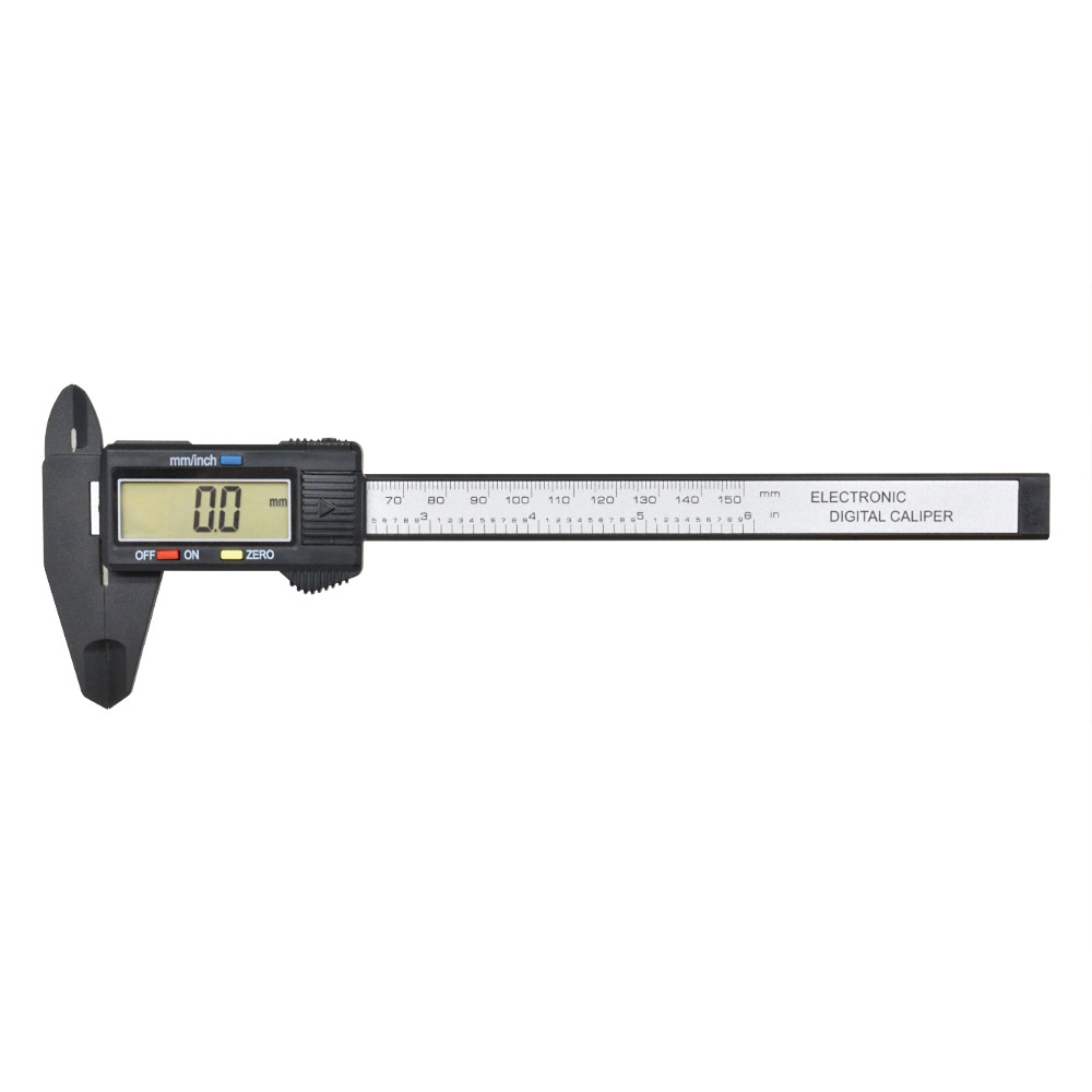 Thước cặp RIRIHI màn hình LCD 150mm 6-inch LCD bằng sợi carbon chuyên dụng