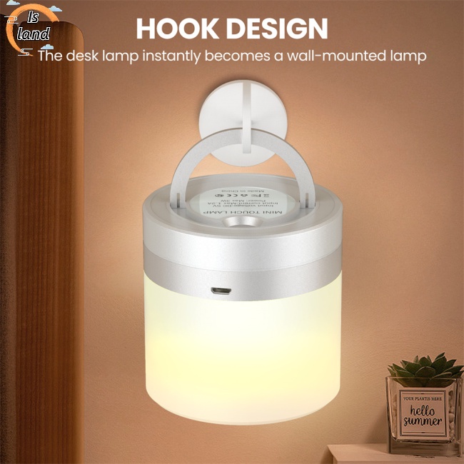 Đèn Ngủ Rgb Cảm Ứng Nhiều Màu Sắc Tùy Chọn Có Thể Điều Chỉnh Độ Sáng Dùng Trong Nhà / Ngoài Trời