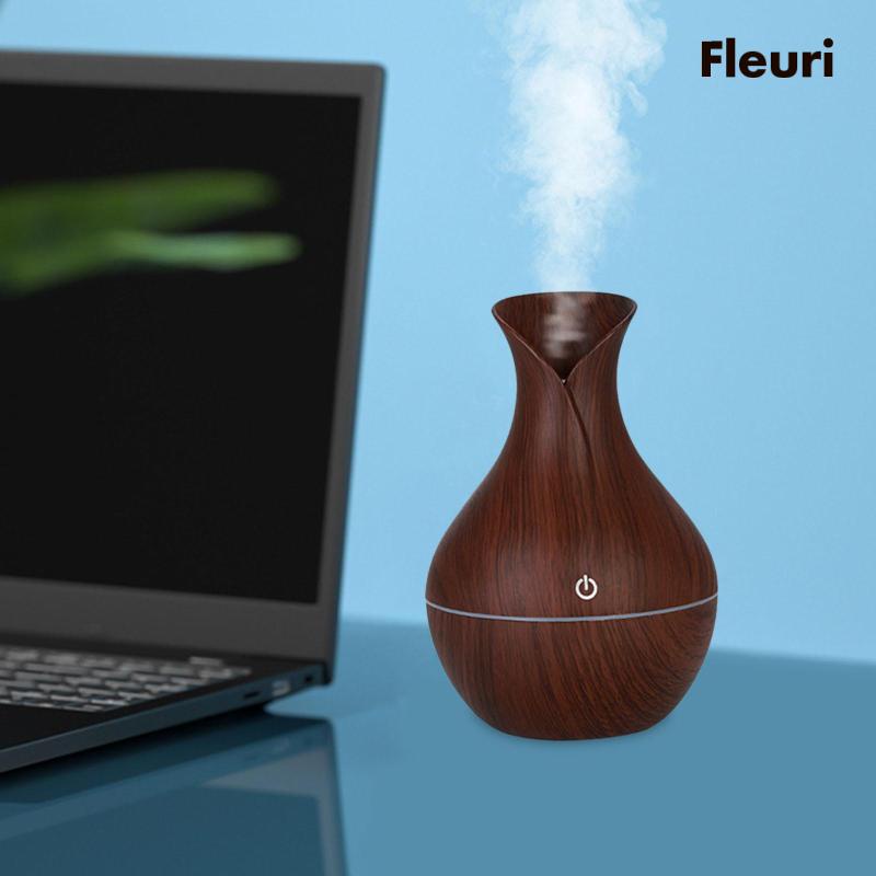 Máy Phun Sương Tạo Độ Ẩm Có Đèn LED Nhiều Màu Sạc Cổng USB Dùng Trong Phòng Bé / Tập Yoga