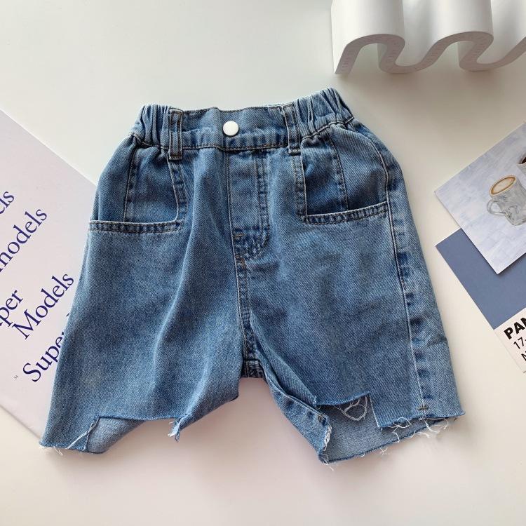 Quần Jeans Lửng Thời Trang Dành Cho Bé Trai
