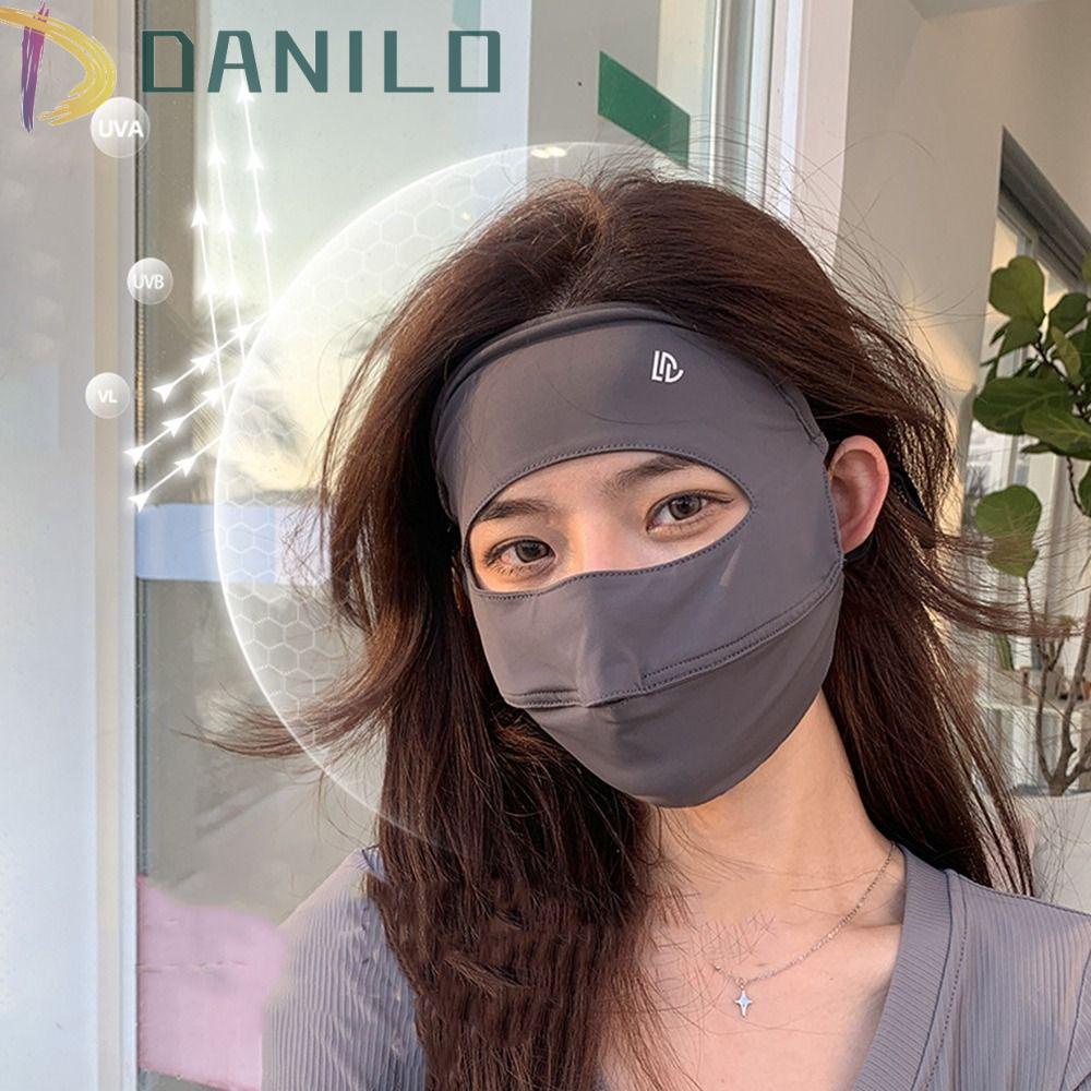 Danilo Khẩu Trang Lụa Lạnh Co Giãn Chống Nắng Che Mắt Dùng Khi Đi Câu Cá / Đi Bộ Đường Dài Ngoài Trời Vào Mùa Hè