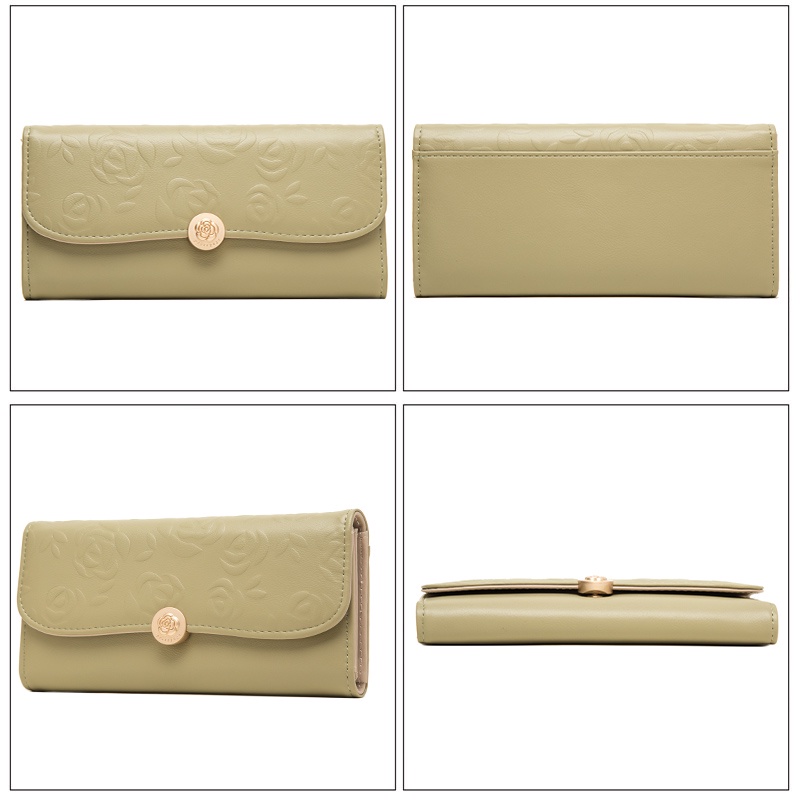 Ví Nữ Dài Thời Trang Họa Tiết Hoa