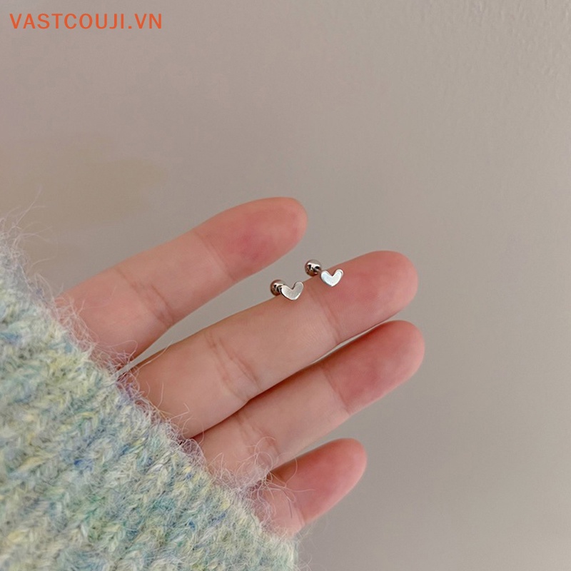 1 Đôi Khuyên Tai Nữ Hình Hoa / Ngôi Sao / Trái Tim Xinh Xắn