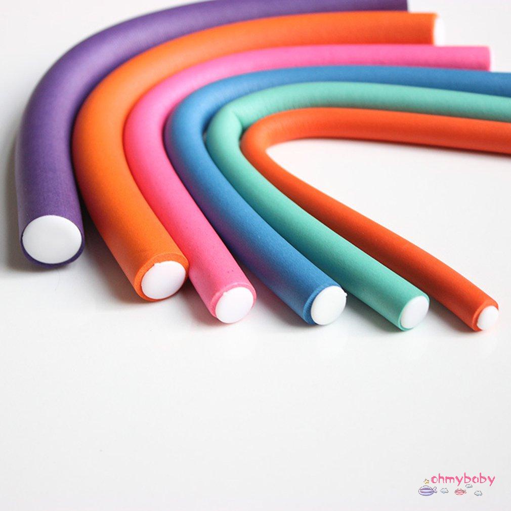 [Ready] Overmal 10 Nữ Ployka Máy Uốn Làm Xốp Mềm Bendy Xoắn Lọn Tự Tạo Kiểu Tóc Con Lăn Bigudiler [Z/11]