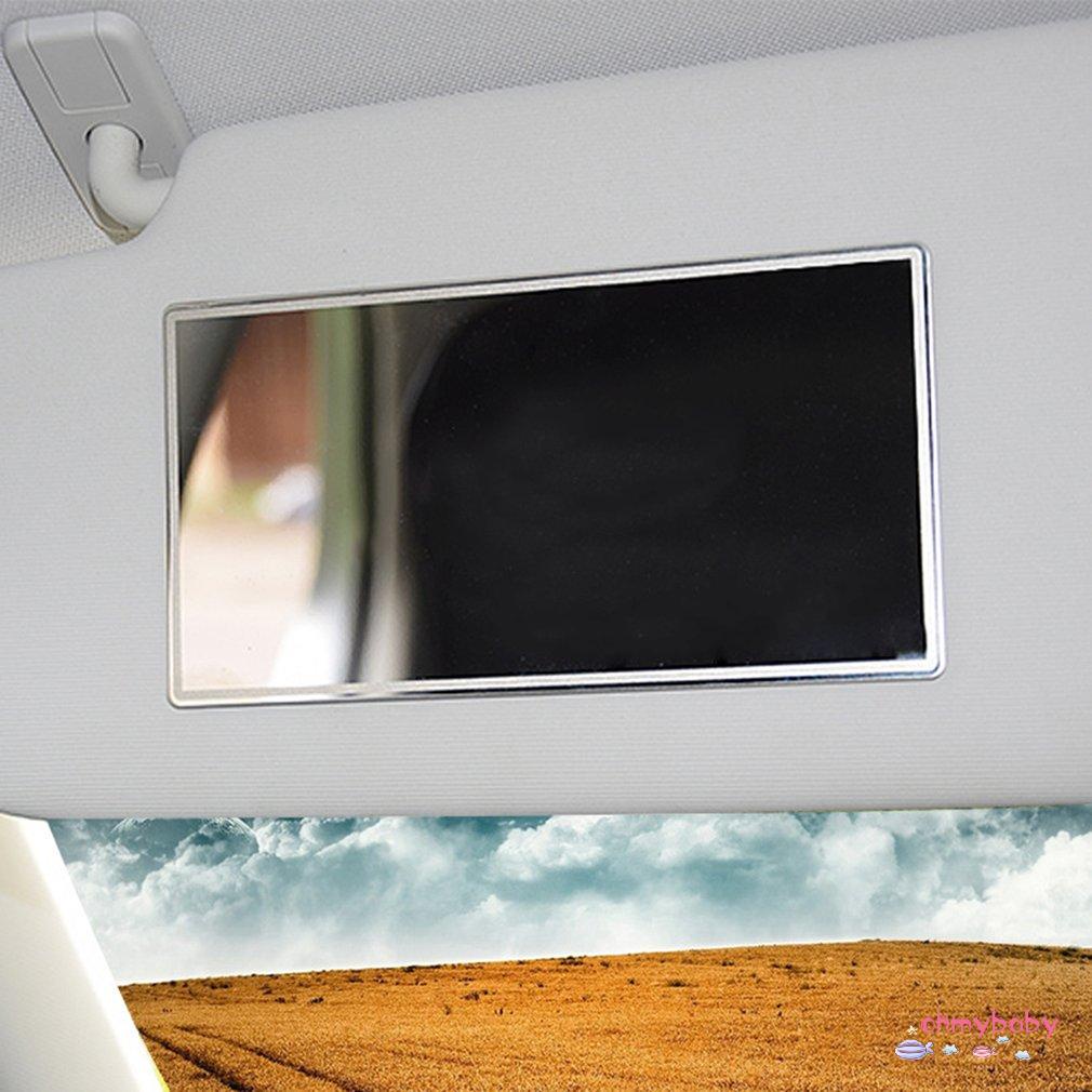 [InStock] 15*8Cm Thiết Thực Kế Xe Ô Tô Tự Động Gương Trang Điểm Đa Năng Nội Thất Chống Nắng Thép Không Gỉ Mỹ Phẩm Cung Cấp [Z/8]