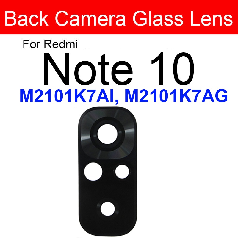 Thấu Kính Camera Sau Chính Kèm Miếng Dán Thay Thế Chuyên Dụng Dành Cho Xiaomi Redmi 10 Note 10 Pro Max Note 10S 10T 10 5G