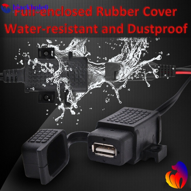 1 Bộ Sạc Chuyển Đổi SAE Sang USB 12-24v Chuyên Dụng Cho Xe Máy Điện