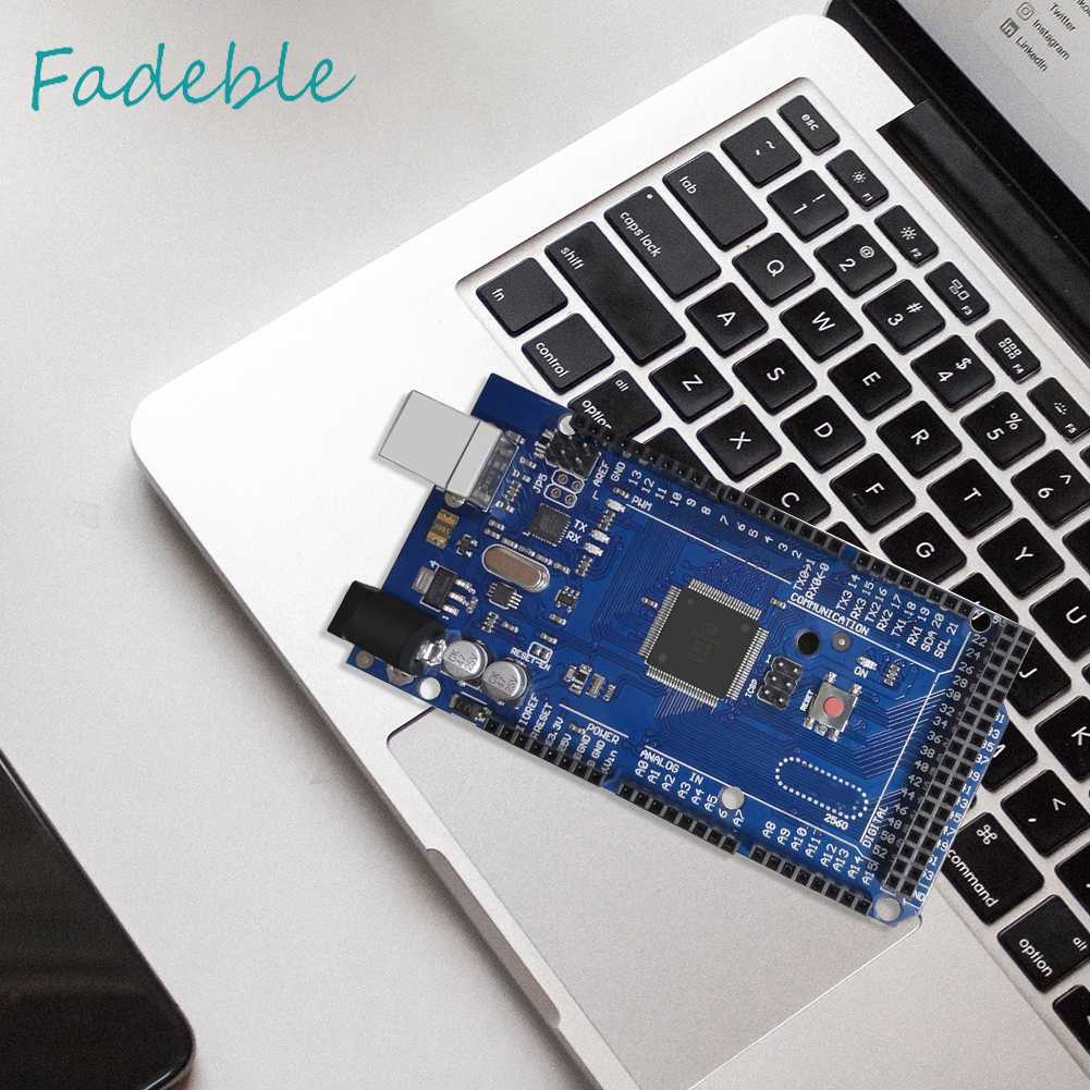 Bo Mạch Phát Triển Mega2560 R3 ATMEGA16U2 Chip USB 5V Kèm Dây Cáp Dữ Liệu