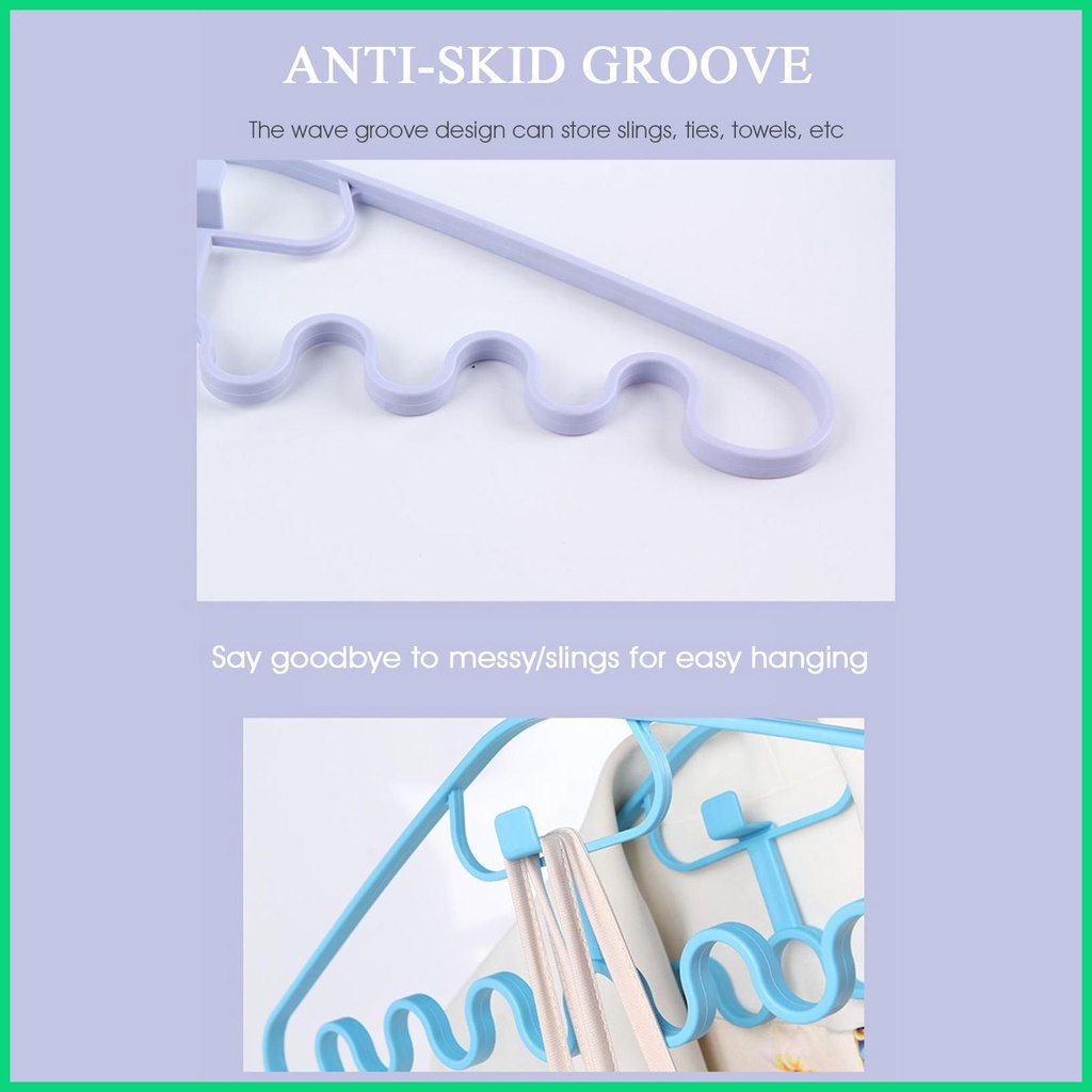 Móc Treo Quần Áo Chống Trượt Tiết Kiệm Không Gian Tiện Dụng
