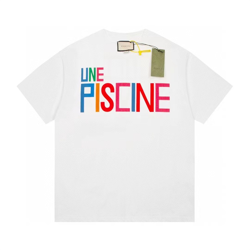 Áo Thun Tay Ngắn Cổ Tròn In Chữ G-U88C-C 88- Thời Trang Đường Phố