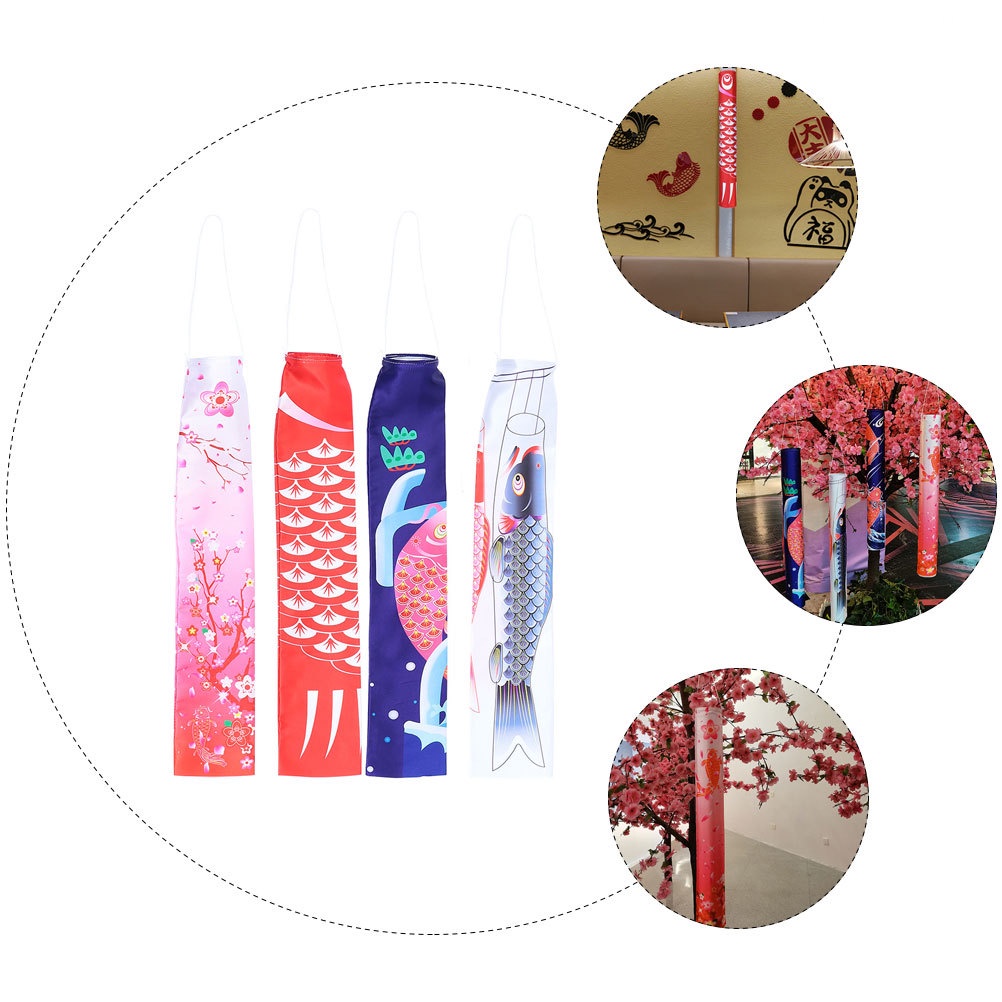 Set 4 Đôi Tất Gió Trang Trí Xe Hơi Phong Cách Nhật Bản