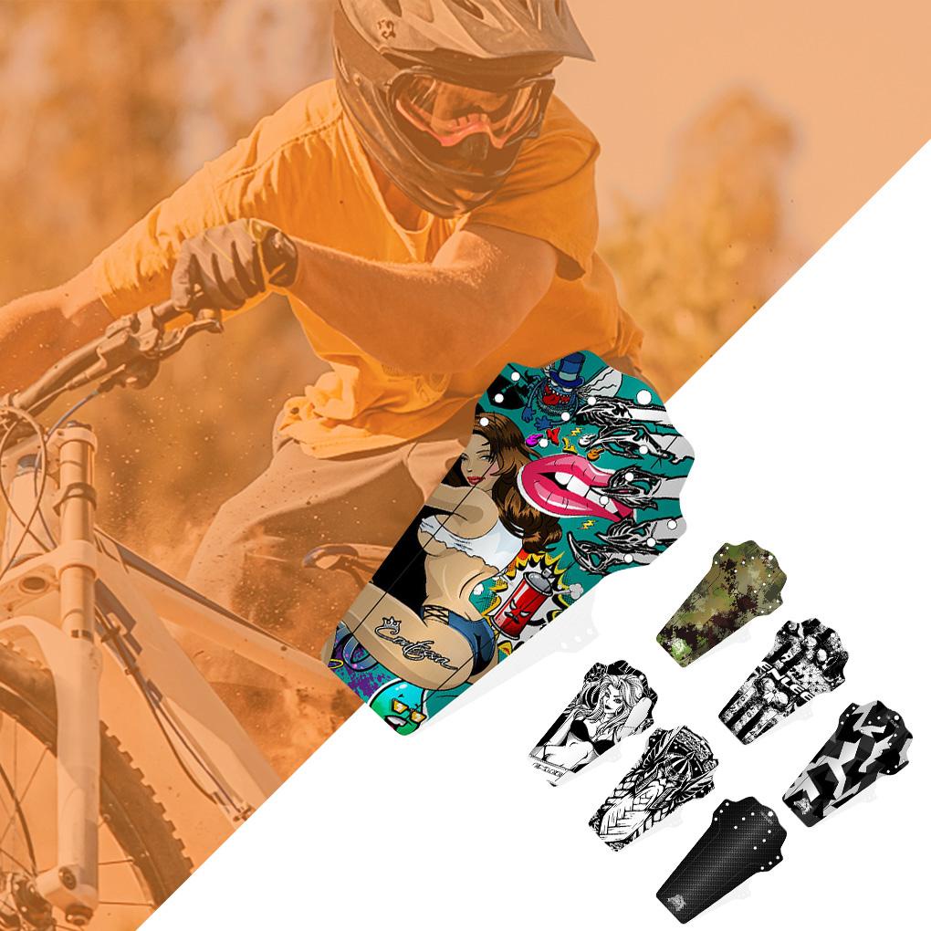 Set 2 Tấm Chắn Bùn Trước / Sau Bằng Sợi Carbon Cho Xe Đạp