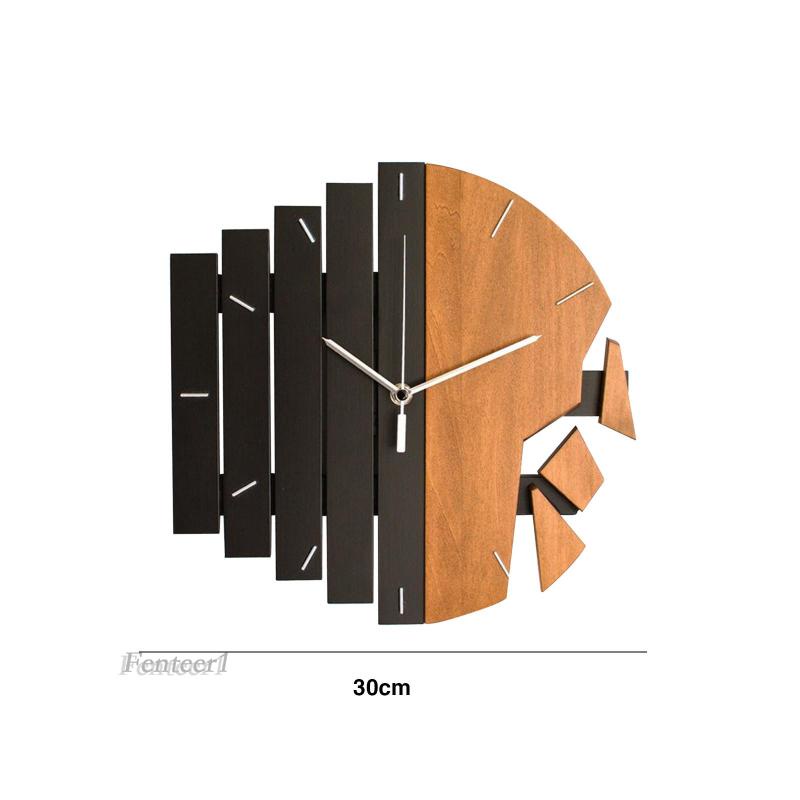 Đồng Hồ Treo Tường Điêu Khắc Lớn Fenteer1 Cho Nhà Bếp Văn Phòng