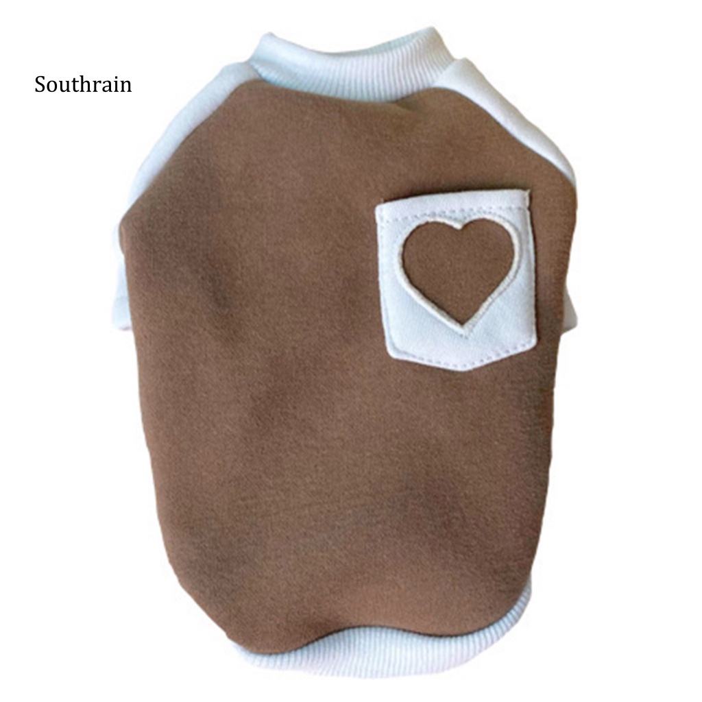 Áo Chui Đầu Giữ Ấm Bằng Vải Cotton Chống Mài Mòn Đơn Giản Dễ Thương Dành Cho Cún Cưng